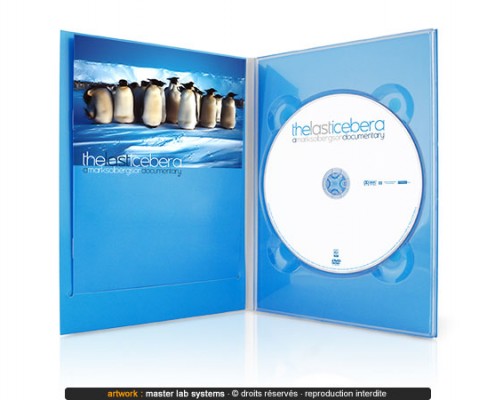 Exemple de pressage DVD digipack (vue intérieure)