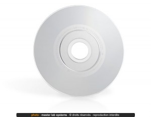 Exemple de pressage DVD mini 8cm (vue arrière)